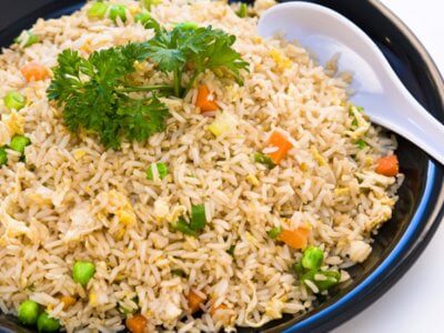 Chicken Fried Rice (Tavuklu Pirinç Kavurması)