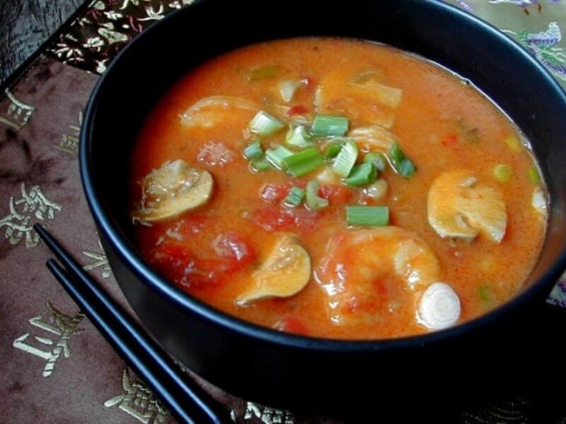 Sebzeli Thai Çorbası