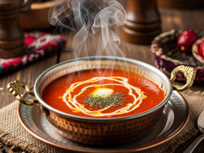 Lokanta Usulü Tam Kıvamında Ezogelin Çorbası